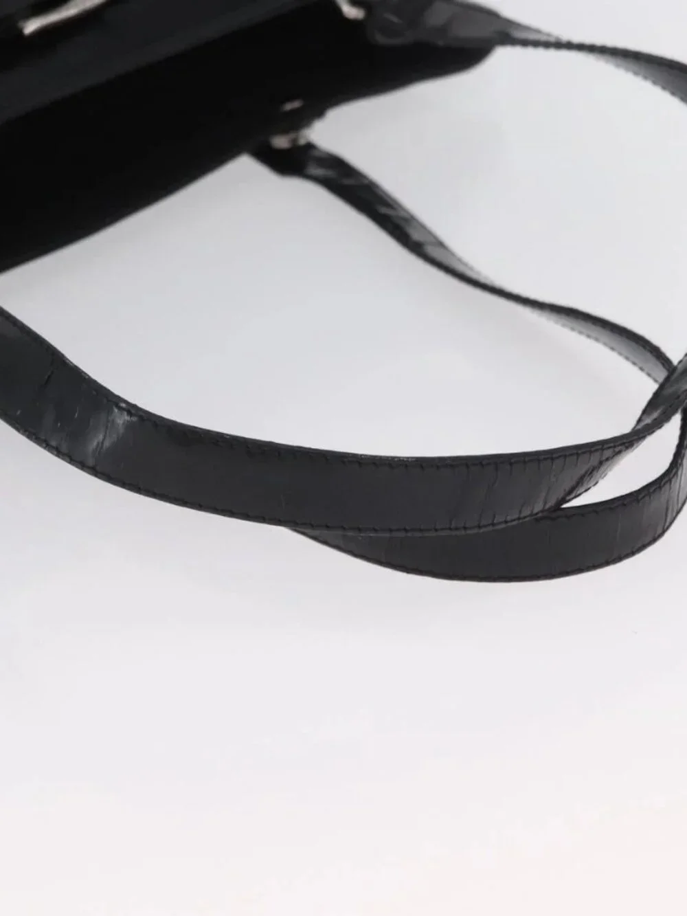 Christian Dior Tote Bag Nylon Black Silver Auth 172694 - Picture 8 of 16